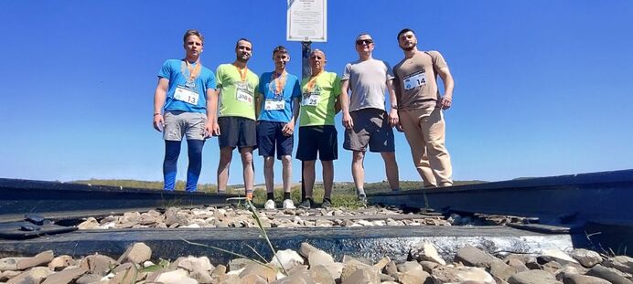 Команда від АТ «Прикарпаттяобленерго» взяла участь в забігу Остбан-2026
